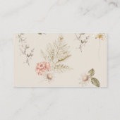 Boho herfst pompoen hoe groot de buikomheining van informatiekaartje (Achterkant)