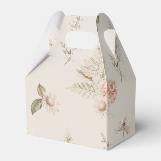 Boho Herfst pompoen Papier voor forceren Bedankdoosjes (Achterkant)