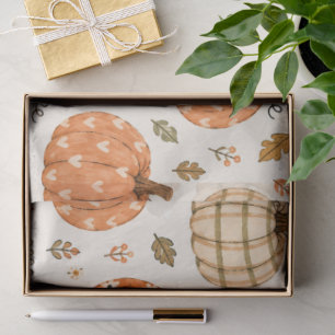 Boho Herfst Pompoen Tissuepapier