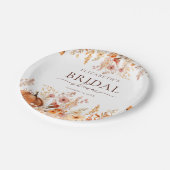 Boho Herfst pompoen Vrijgezellenfeest Papieren Bordje (Gekanteld)