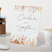 Boho Herfst pompoen Vrijgezellenfeest Reclamebord Met Voetstuk (Insitu)