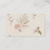 Boho herfst pompoenboeken voor baby-kaartjesbehuiz informatiekaartje (Achterkant)