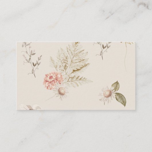 Boho herfst pompoenboeken voor baby-kaartjesbehuiz informatiekaartje (Achterkant)