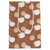 Boho Herfst pompoenen Medium Cadeauzakje (Achterkant)