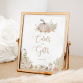 Boho herfst pompoenkaarten en cadeautjes poster