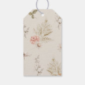 Boho herfst pumpkin bedankt je label cadeaulabel (Achterkant)