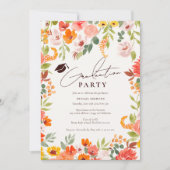 Boho herfst rustiek handgeschilderd floraal afstud kaart (Voorkant)