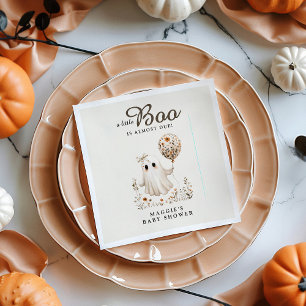 Boho Herfst Spookbloem Halloween Baby Shower  Servet