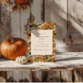 Boho Herfst Terracotta Bloemen Vriendschapsfeest Kaart