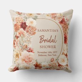 Boho herfst tuin specerijen sinaasappel beige roes kussen