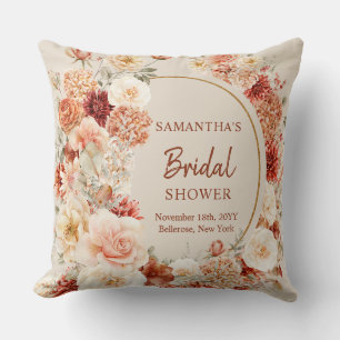 Boho herfst tuin specerijen sinaasappel beige roes kussen