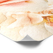 Boho herfst tuin specerijen sinaasappel roest Alfa Poster (Hoek)