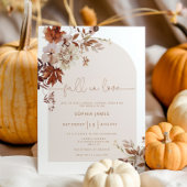 Boho-Herfst uit liefde voor de bruid doucheuitnodi Kaart