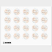 Boho Herfst Verjaardag Favor Sticker (Vel)
