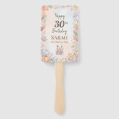 Boho Herfst Verjaardag Pompoen Handventilator Handwaaier (Achterkant)
