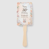 Boho Herfst Verjaardag Pompoen Handventilator Handwaaier (Voorkant)
