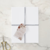 Boho herfst vrijgezellenfeest cadeau labels cadeaulabel (Met Touw)