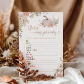 Boho herfst vrijgezellenfeest emoji pictionary gam