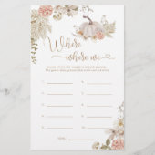 Boho herfst Waar waren we vrijgezellenfeest? (Voorkant)