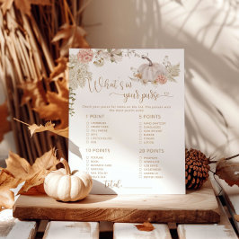Boho herfst Wat zit er in je paarse baby shower ga