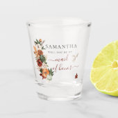 Boho Herfst | Wil je mijn getuige zijn Shot Glas (Voorkant)