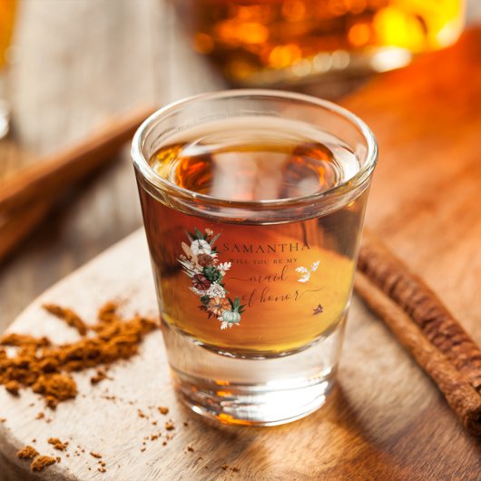 Boho Herfst | Wil je mijn getuige zijn Shot Glas
