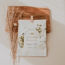 Boho Herfst Wilde Bloem | Botanische Trouw Bedankzakje