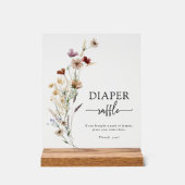 Boho Herfst Wilde Bloemen Acryl Bord (Voorkant)