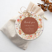 Boho Herfst Wilde Bloemen Bloemstuk Bruiloft Bedan Bedankjes Labels