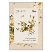 Boho-herfst wilde bloemen | Trouwen Kaart (Voorkant)