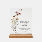 Boho Herfst Wildflower Acryl teken Acryl Bord (Voorkant)