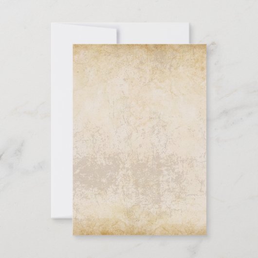 Boho herfst Wildflower Botanische bruiloft RSVP Kaartje (Achterkant)