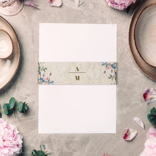 Boho herfst Wildflower Botanische bruiloft Uitnodigingen Wikkel