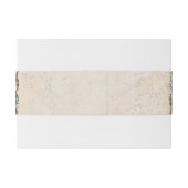 Boho herfst Wildflower Botanische bruiloft Uitnodigingen Wikkel (Achterkant Voorbeeld)