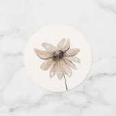 Boho Herfst Wildflower Vrijgezellenfeest Confetti (Kleine voorkant)