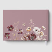 Boho Herfst Wildflower Wedding Gastenboek (Achterkant)