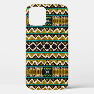 Boho herhaal. Geometrisch naadloos borduurwerk. De Case-Mate iPhone Case