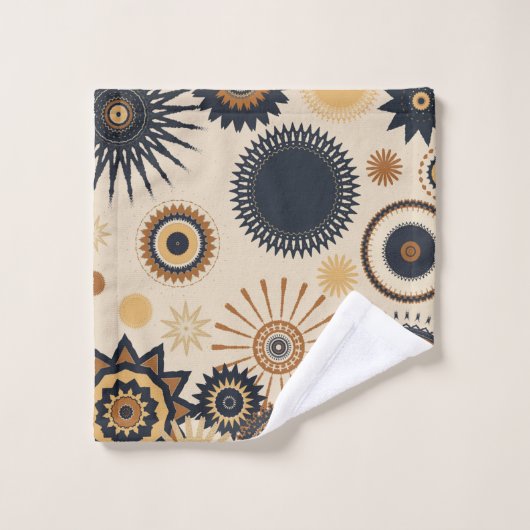 Boho Herhaalt Patroon Bad Handdoek (Wasdoekje)