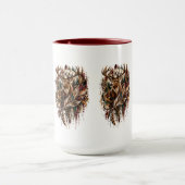 Boho hert, dromend van herten mok (Midden)