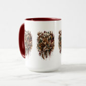 Boho hert, dromend van herten mok (Voorkant links)