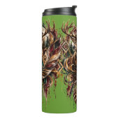 Boho hert, dromend van herten thermosbeker (Gedraaid links)