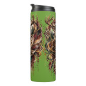 Boho hert, dromend van herten thermosbeker (Geroteerd rechts)