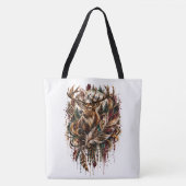 Boho hert, dromend van herten tote bag (Voorkant)