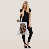 Boho hert, dromend van herten tote bag (Op model)