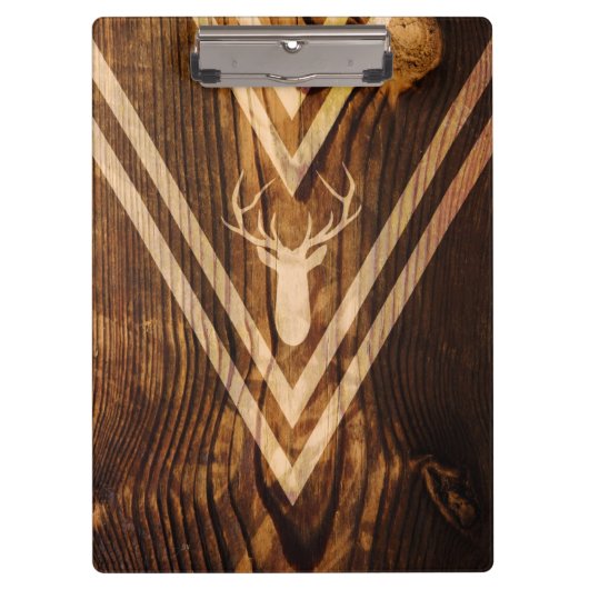 Boho hert op bijthout klembord (Voorkant)