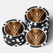 Boho hert op bijthout pokerchips (Opstapeling)