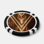 Boho hert op bijthout pokerchips (Enkel)