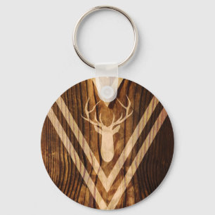 Boho hert op bijthout sleutelhanger