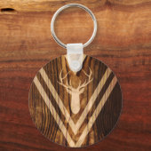 Boho hert op bijthout sleutelhanger (Voorkant)