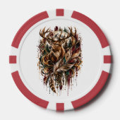 Boho Herten, Dromen van Herten Poker Chips (Voorkant)
